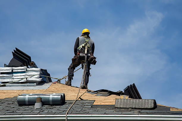 Professional Roof Replacement technician working in Waterville, WA